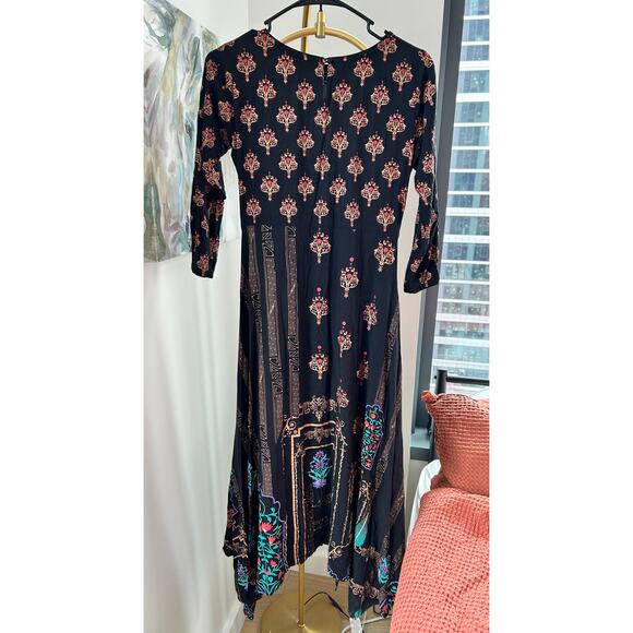 Le Reve | Multicolor Mixed Print Midi Dress | Size XS - Picture 2 of 4